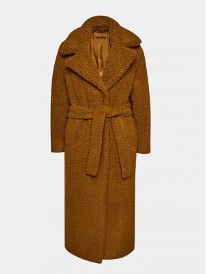 Priliehavý kabát Sisley hnedá