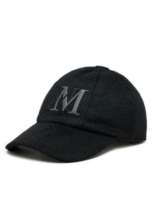 Kepurė su snapeliu Max Mara juoda