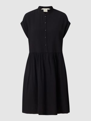 Sukienka z krepy Esprit czarna