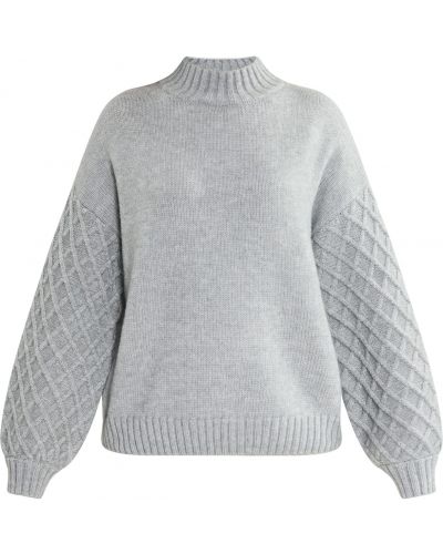Меланжов пуловер Risa сиво