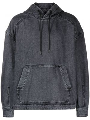 Pamučna hoodie s kapuljačom Juun.j siva