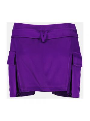 Mini falda Versace violeta