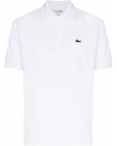 Поло тениска Lacoste бяло