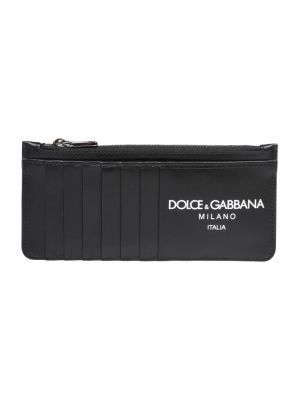 Portfel skórzany Dolce And Gabbana czarny
