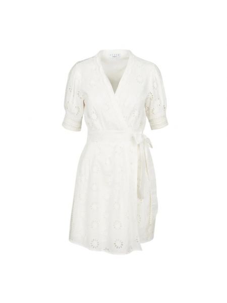 Biała haftowana sukienka Suncoo
