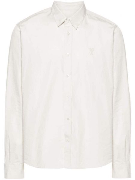 Koszula bawełniana Ami Paris biała