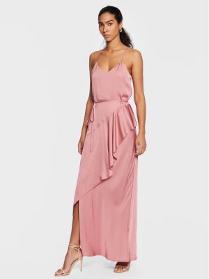 Коктейлна рокля Twinset розово