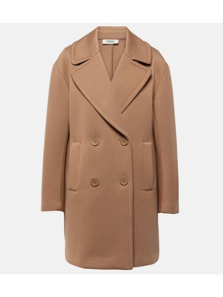 Dubbelknäppt kappa 's Max Mara brun