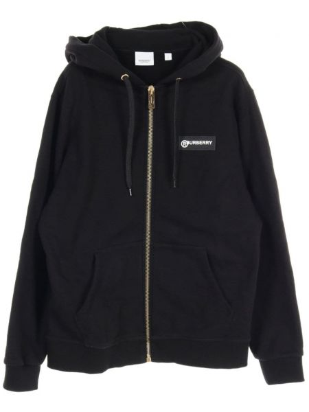 Retro oversize karierter hoodie Burberry Pre-owned schwarz