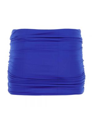 Mini spódniczka The Attico niebieska