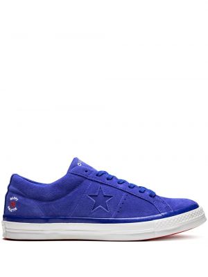 Stern sneaker Converse One Star blau
