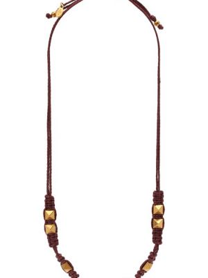 Ожерелье Valentino коричневое