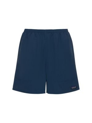 Pantalones cortos deportivos de nailon Patagonia azul