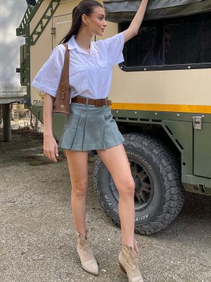 Mini sijonas Trend Alaçatı Stili