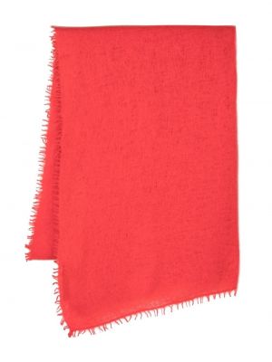 Fular din cașmir tricotate Mouleta roșu