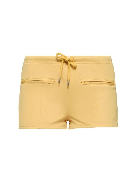 Pantalones cortos Courrèges amarillo