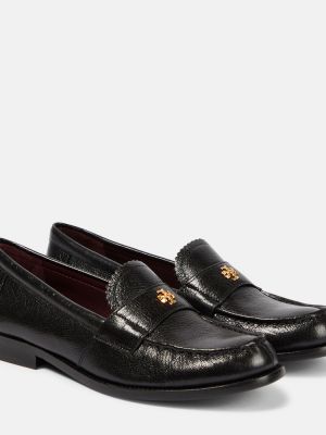 Pantofi loafer din piele Tory Burch negru