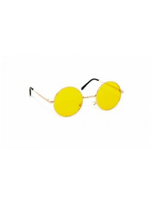 Солнцезащитные очки , клабмастеры, оправа: металл, с защитой от УФ, для женщин золотой