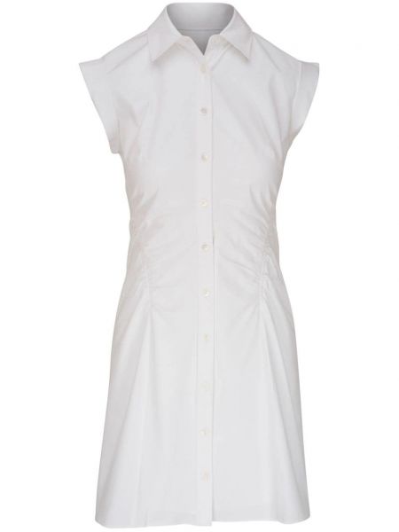 Φόρεμα σε στυλ πουκάμισο Veronica Beard λευκό