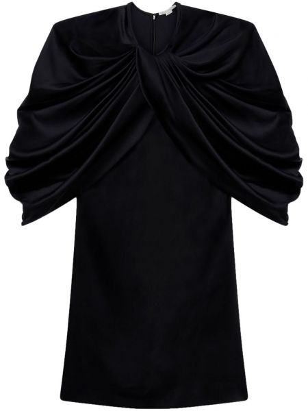 Drapované šaty Stella Mccartney čierna