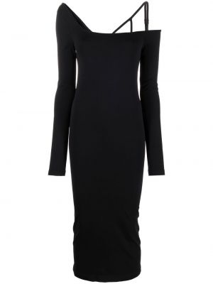 Asymmetrisk dress Helmut Lang svart