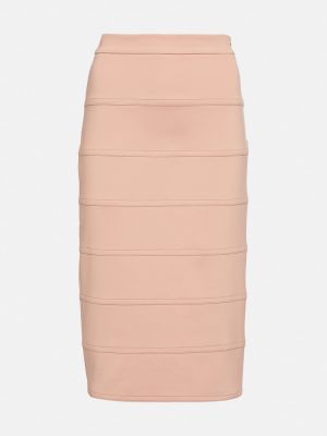 Růžové midi sukně jersey Max Mara