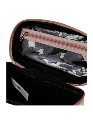 Bolsa de viaje con cremallera Guess rosa