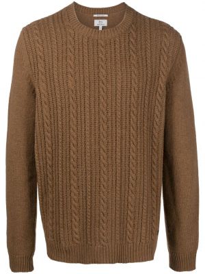 Pull en tricot Woolrich marron