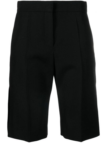 Pantaloni scurți de lână Givenchy negru