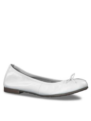Balerina cipők Marco Tozzi fehér