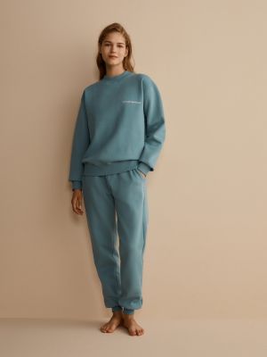 Pijama de algodón Emporio Armani verde