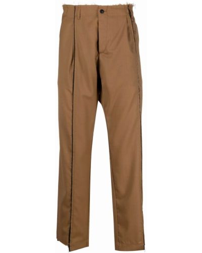 Pantalones rectos Corelate marrón