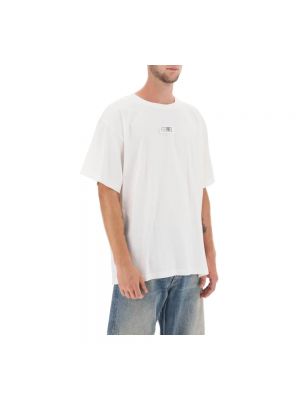 Camisa de algodón Mm6 Maison Margiela blanco