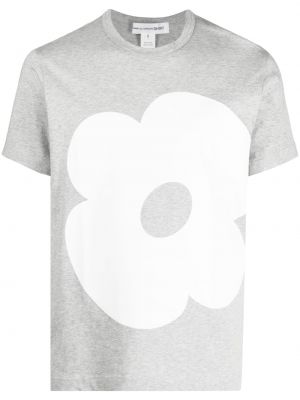 T-krekls ar ziediem ar apdruku Comme Des Garçons Shirt