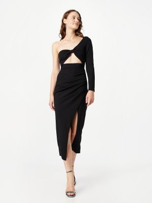 Midi obleka Skirt & Stiletto črna