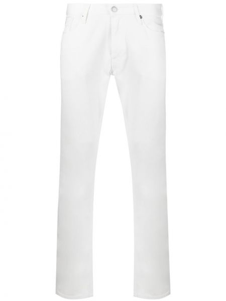 Jeans slim fit Emporio Armani, bianco