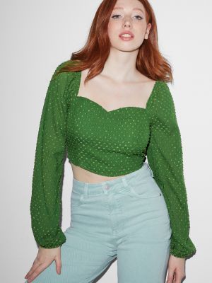 Bluzka C&a zielona