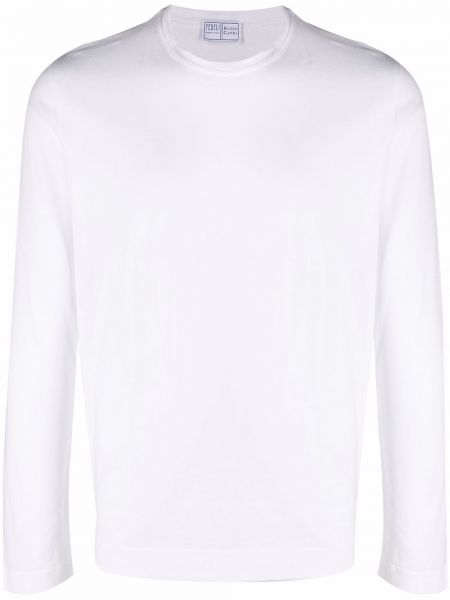 Camiseta de manga larga manga larga Fedeli blanco