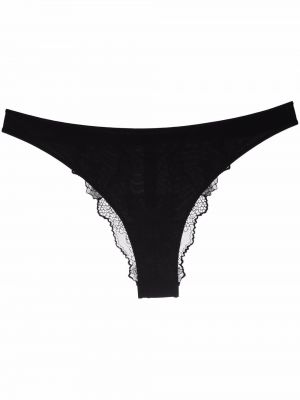 Tanga en dentelle La Perla noir