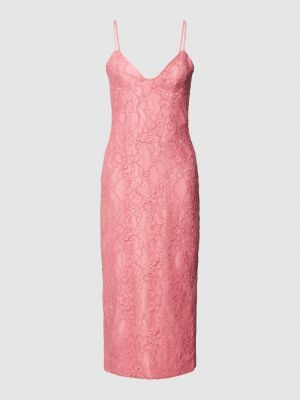 Sukienka koktajlowa Bardot różowa