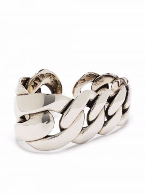 Oversize ring Alexander Mcqueen silber