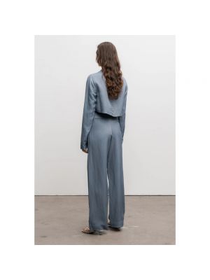 Pantalones de lino Ahlvar Gallery azul