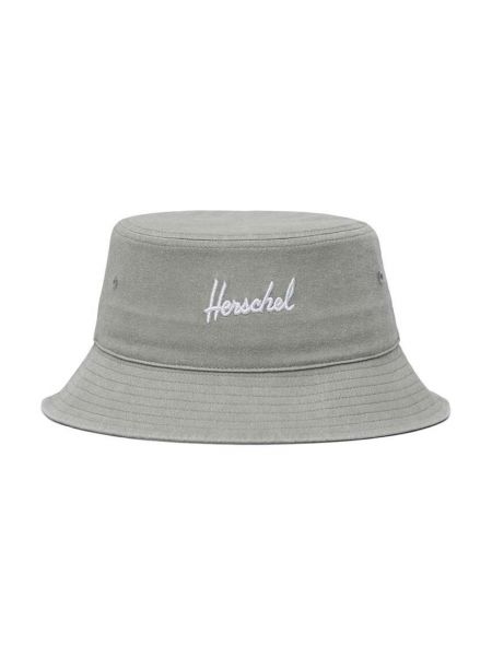 Памучна шапка с козирки Herschel сиво