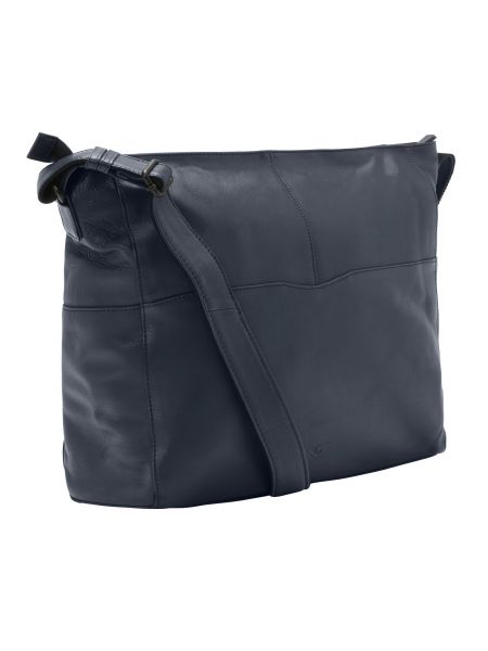 Кожаная сумка через плечо Vld Voi Leather Design синяя