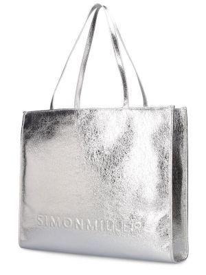 Shopper kabelka Simon Miller stříbrná