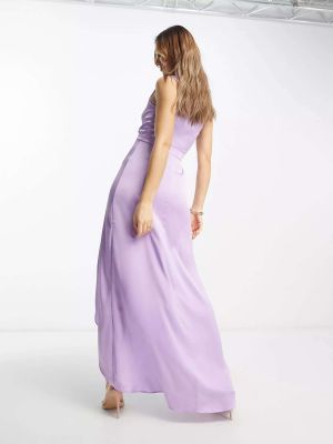 Платье на запах Tfnc фиолетовое