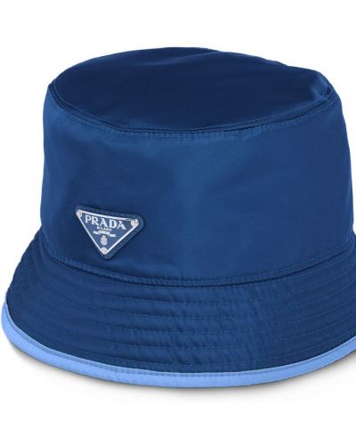 Beidseitig tragbare mütze Prada blau