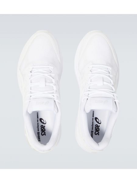 Sneakersy z siateczką Comme Des Garcons Shirt białe