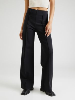 Pantalon plissé Abercrombie & Fitch noir