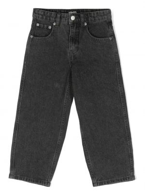 Straight leg jeans di cotone Molo nero